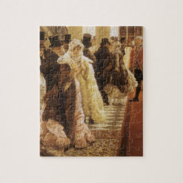 Modefrau von Tissot, Vintage Viktorianische Kunst Puzzle
