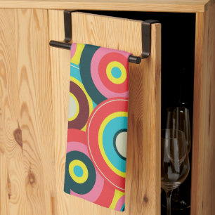 Modegeometrisch Vintag - Muster Stilvoll modern Geschirrtuch