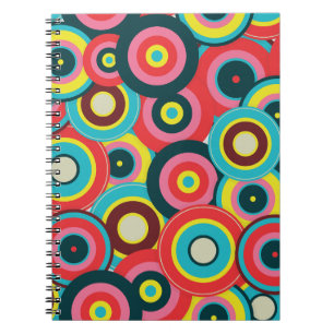 Modegeometrisch Vintag - Muster Stilvoll modern Notizblock