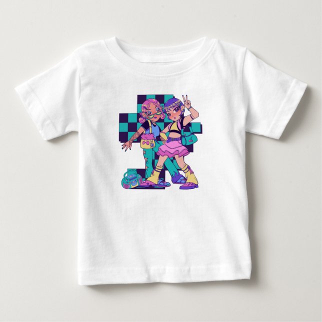 Modekinder Baby T-shirt (Vorderseite)