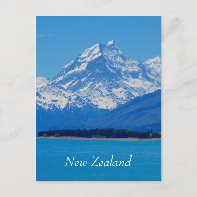 Modekoch blau postkarte (Vorderseite)