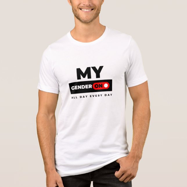 Modekollektion im Trend Tri-Blend Shirt (Vorderseite)