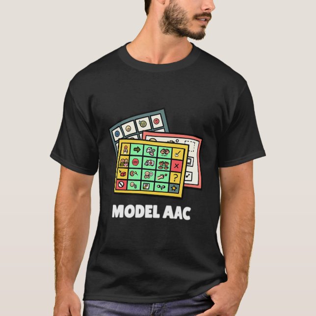 Model Aac Core Board Speech Pathologist Speech Pat T-Shirt (Vorderseite)