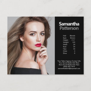 Model Actor Comp PostCard 1 Fotovorlage Postkarte