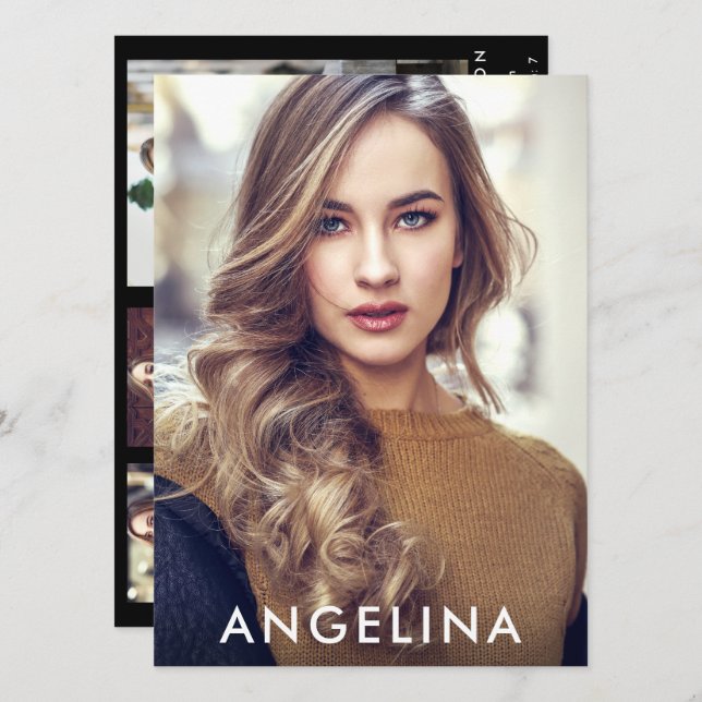 Model Actor Foto Pro Comp Card 5 Foto Zurück B (Vorne/Hinten)