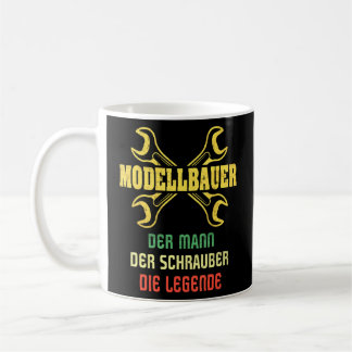 Model Builder-Redewendungen Modellmodell für männl Kaffeetasse