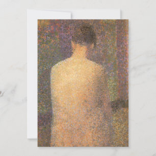 Model From Behind by Georges Seurat, Vintage Kunst