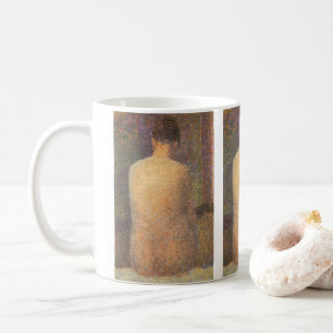 Model From Behind by Georges Seurat, Vintage Kunst Kaffeetasse