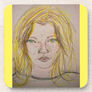 Model Girl Getränkeuntersetzer