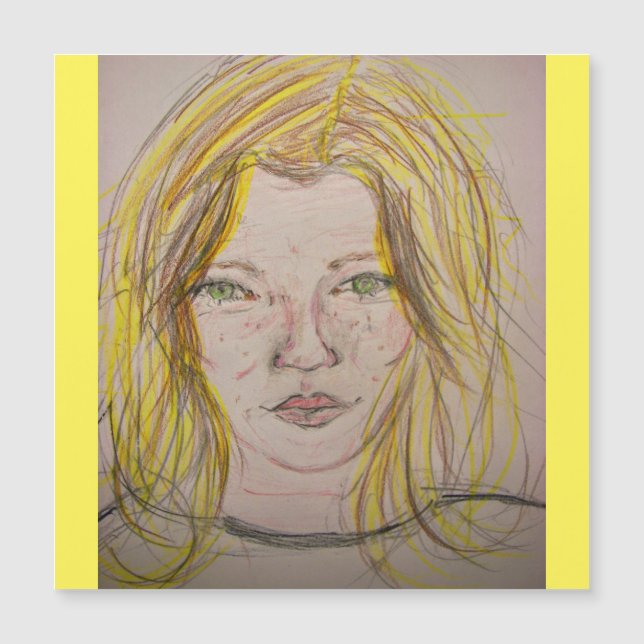 Model Girl Magnetkarte (Vorderseite)