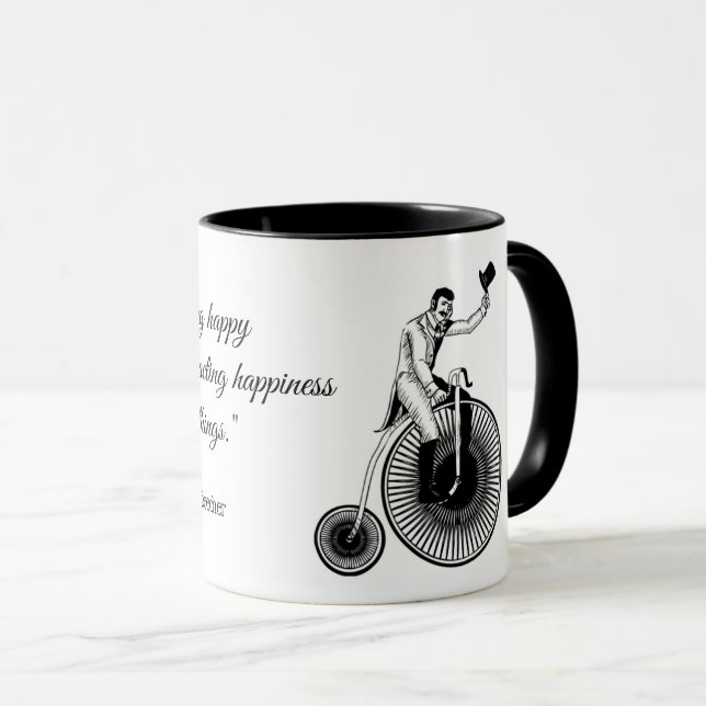Model T Penny Farthing Classic - Motivierend Tasse (VorderseiteRechts)