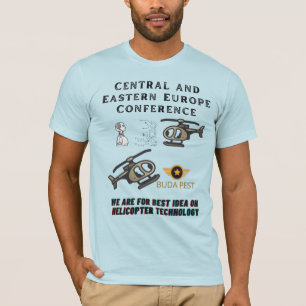 Model T-Shirt Helicopter Summit