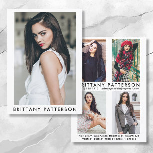 Modell 12x18 Comp-Karte 4 Foto Rückseite Einladung