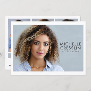 Modell 12x18 Comp Zed Card 3 Foto zurück Einladung