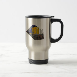 Modell 3D: Güterzug: Eisenbahn: Reise-Tasse Reisebecher