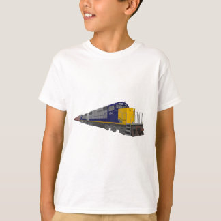 Modell 3D: Güterzug: Eisenbahn: T-Shirt