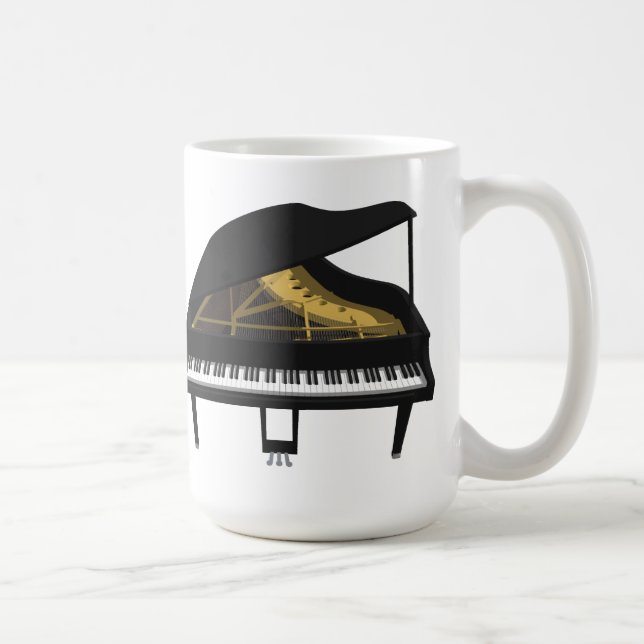 Modell 3D: Schwarzer Flügel: Tasse (Rechts)