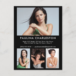 Modell 4 Fotovorlage Werbeaktion Postkarte