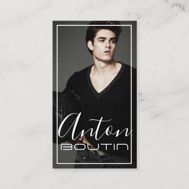 Modell-Actor-Visitenkarte Visitenkarte (Vorderseite)