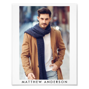 Modell Akteur 8 x 10 Foto Portfolio Print W