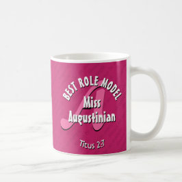 MODELL BEST rosa Monogramm des benutzerdefinierten Kaffeetasse
