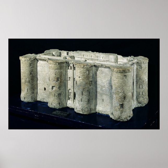 Modell der Bastille Poster (Vorne)