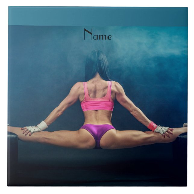 Modell der Fitness Split Thunder_Cove Fliese (Vorderseite)