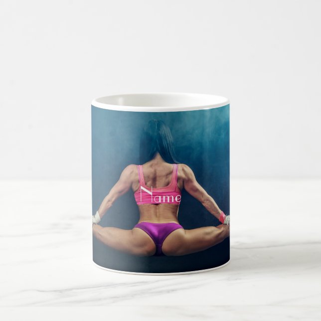 Modell der Fitness Split Thunder_Cove Kaffeetasse (Mittel)