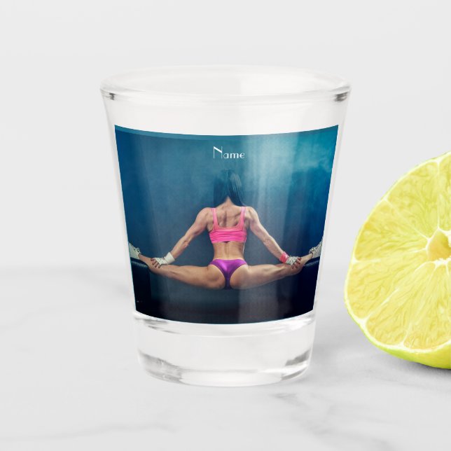 Modell der Fitness Split Thunder_Cove   Schnapsglas (Vorderseite)