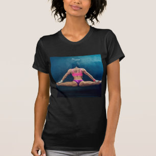 Modell der Fitness Split Thunder_Cove   T-Shirt