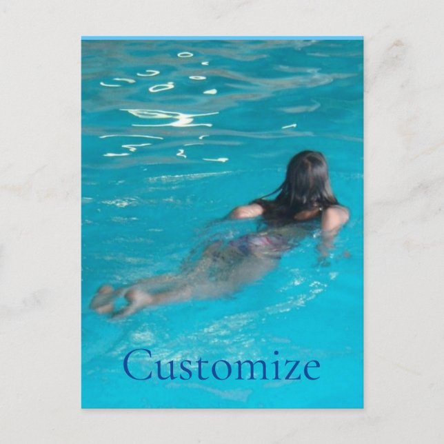 Modell der Frau Thunder_Cove Postkarte (Vorderseite)