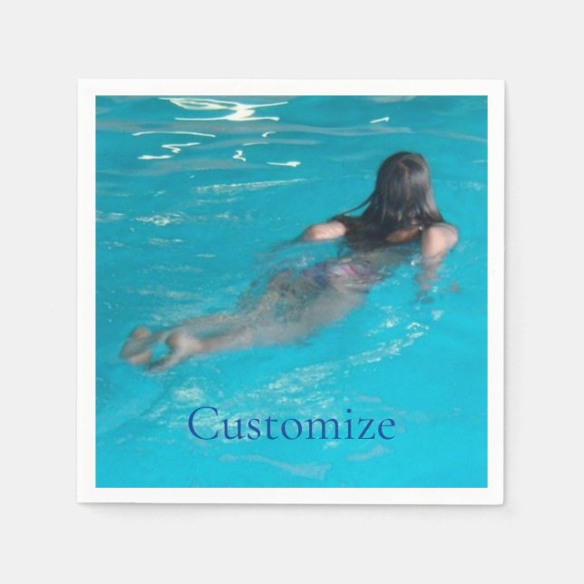 Modell der Frau Thunder_Cove Serviette (Vorderseite)