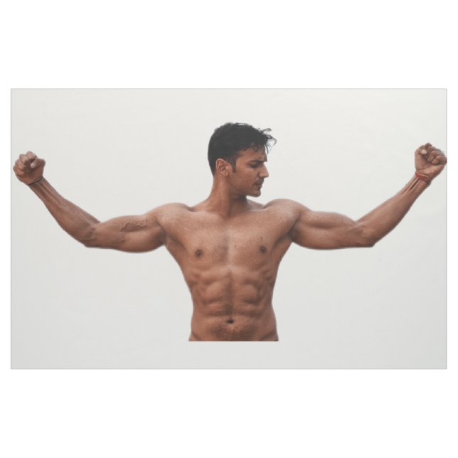 Modell der männlichen Fitness Thunder_Cov Stoff (Yard (91,4 cm))