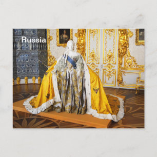Modell der russischen Königin Postkarte