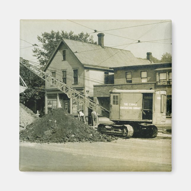 MODELL DES KRANZBETREIBERS Nr. 2 FRÜHZEITIG CLEVEL Magnet (Vorne)