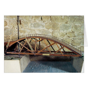 Modell einer Drehbrücke