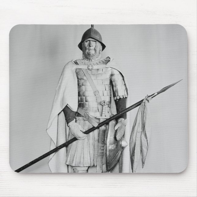 Modell eines Carolingian Cavalryman Mousepad (Vorne)