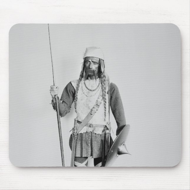 Modell eines Frankish Kriegers Mousepad (Vorne)