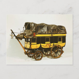 Modell eines Omnibus mit vierzig Sitzen Postkarte
