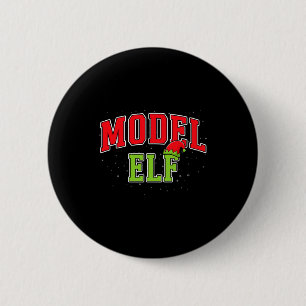 Modell-Elf-Weihnachtsfamilie Matching-Gruppe Xmas- Button