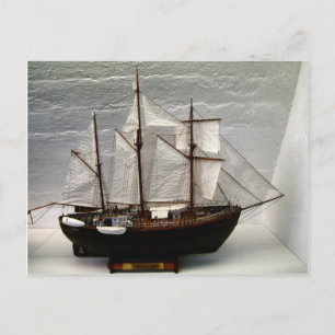Modell Fram, das von Nansen verwendete Schiff Postkarte