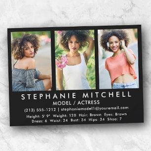 Modell-Hauptplatine - 3 Foto-Blende Einladung