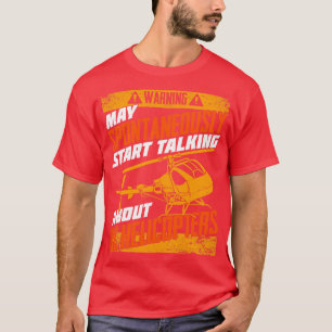 Modell Helicopter Chopper RC Copter Pilot Geschenk T-Shirt
