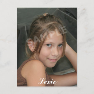 Modell Kopfschuss Comp Card Zeds Postkarte