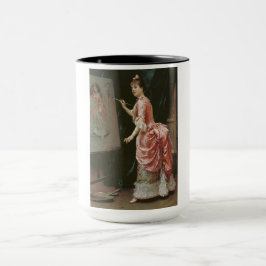 Modell Making Mischief (von Raimundo de Madrazo) Tasse