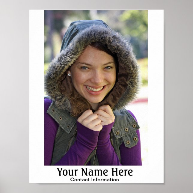 Modell - Schauspieler-Headshot Poster (Vorne)