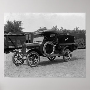 Modell T Lieferwagen Truck, 1925. Vintages Foto Poster