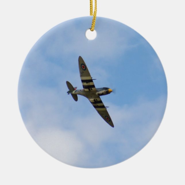 Modell von Spitfire M IX MK923 Keramik Ornament (Vorne)