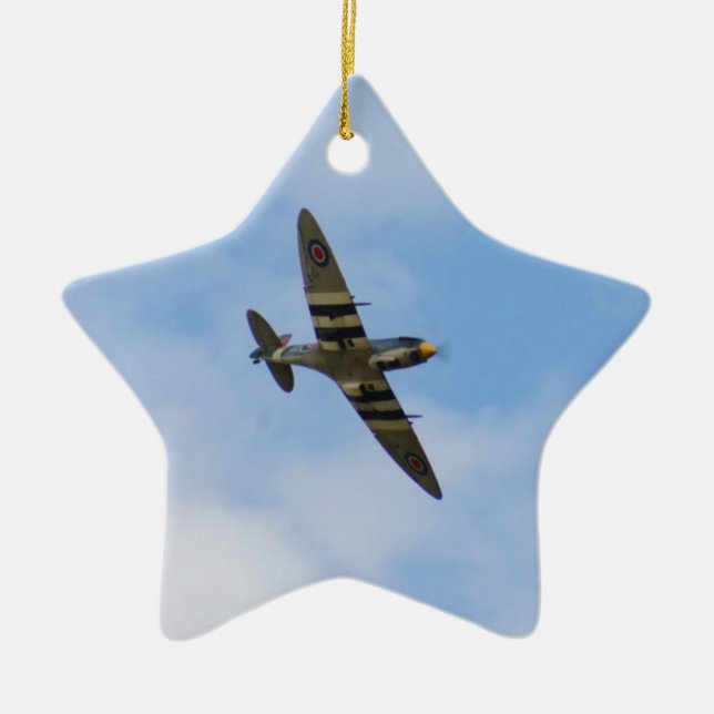 Modell von Spitfire M IX MK923 Keramik Ornament (Vorne)
