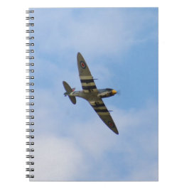 Modell von Spitfire M IX MK923 Notizblock